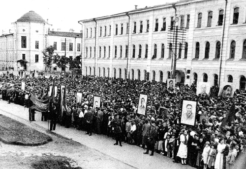 Митинг 22 июня 1941 г. в Томске